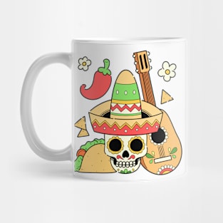 Cinco De Mayo Skull Mug